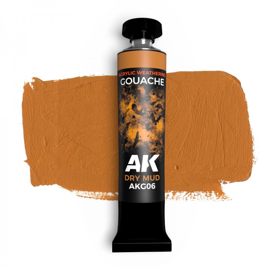 Gouache Dry Mud - 20 ml AKG06