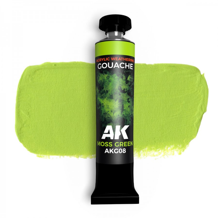 Gouache Moss Green - 20 ml AKG08