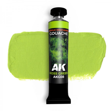 Gouache Moss Green - 20 ml AKG08