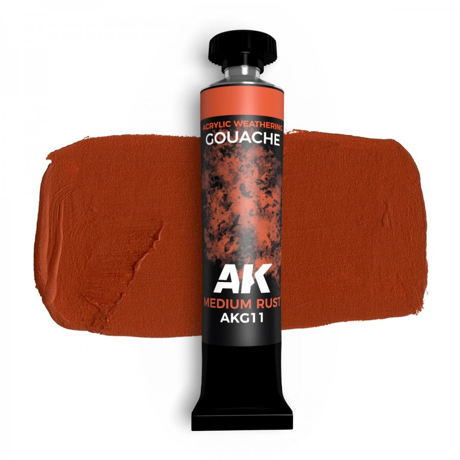 Gouache Medium Rust - 20 ml AKG11
