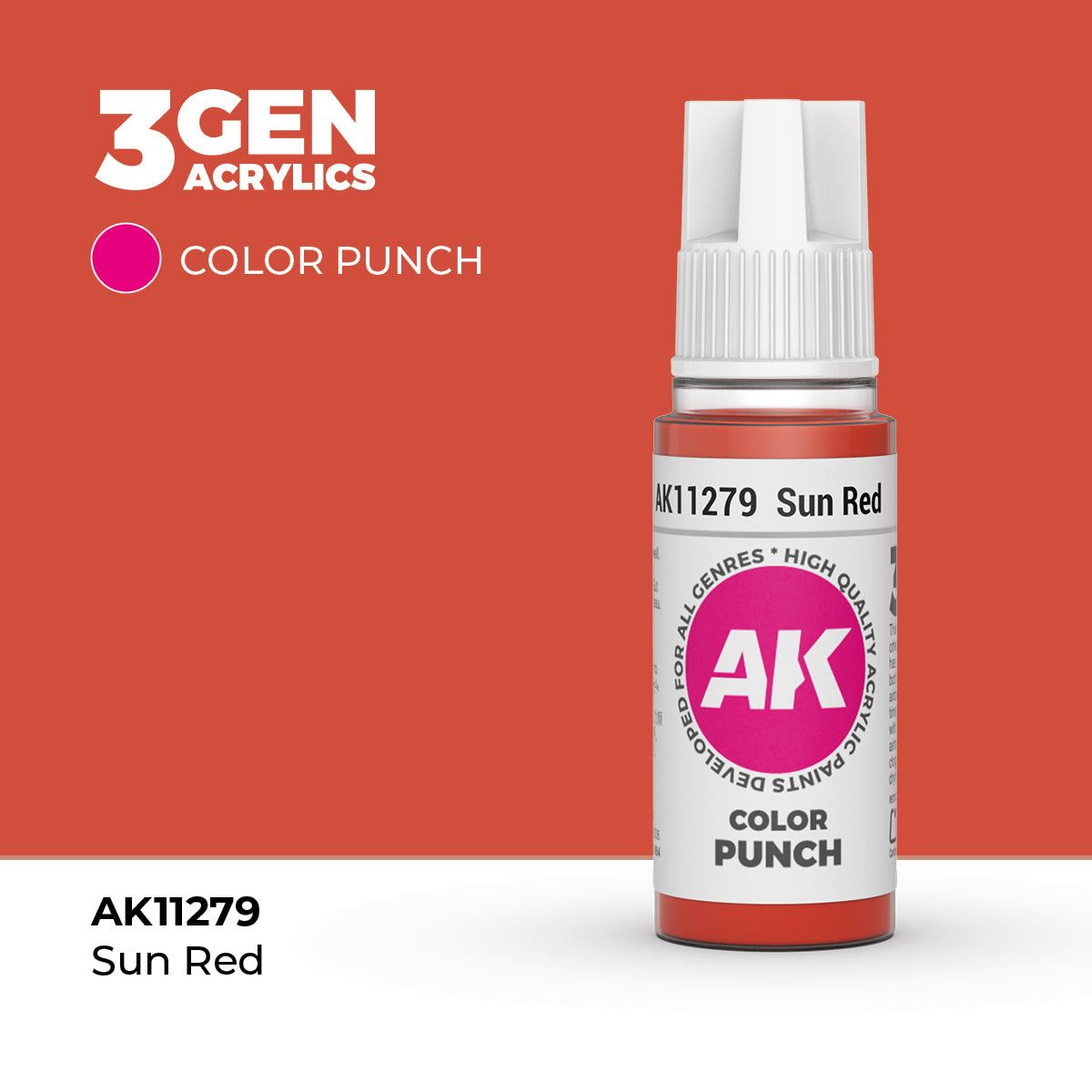 AK Interactive Sun Red COLOR PUNCH 18 ml 11279