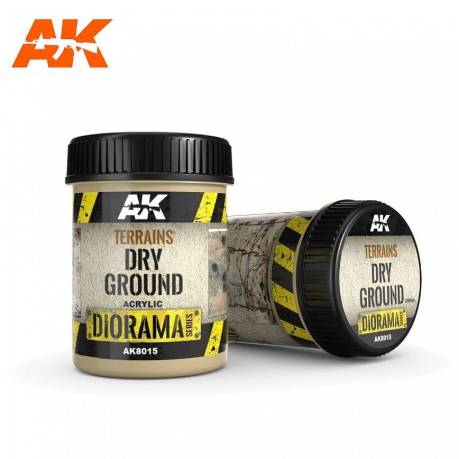 AK Interactive Terrains Dry Ground 250ml (Acrylic) AK8015