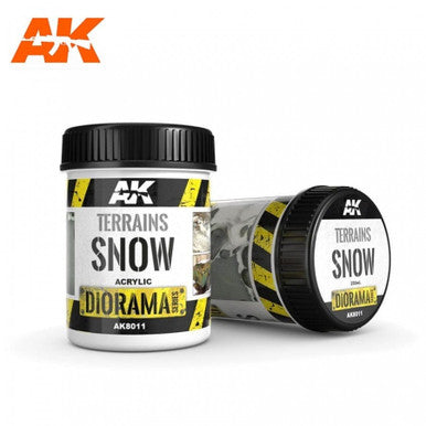 AK Interactive Terrains Snow 250ml (Acrylic) AK8011