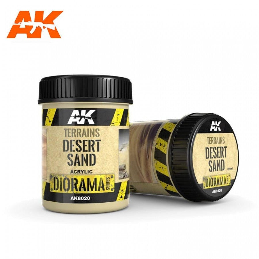 AK Interactive Terrains Desert Sand 250ml (Acrylic) AK8020