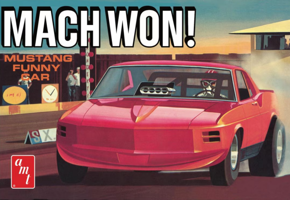 1/25 1970 Ford Mustang Funny Car Mach Won! 1455