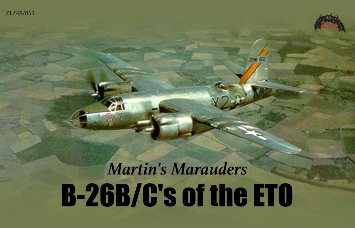 1/48 B-26B B-26C Marauders of the ETO Decals 48051