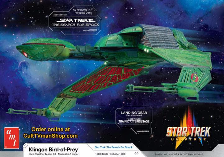 AMT 1/350 Star Trek Klingon Bird of Prey 1400M 