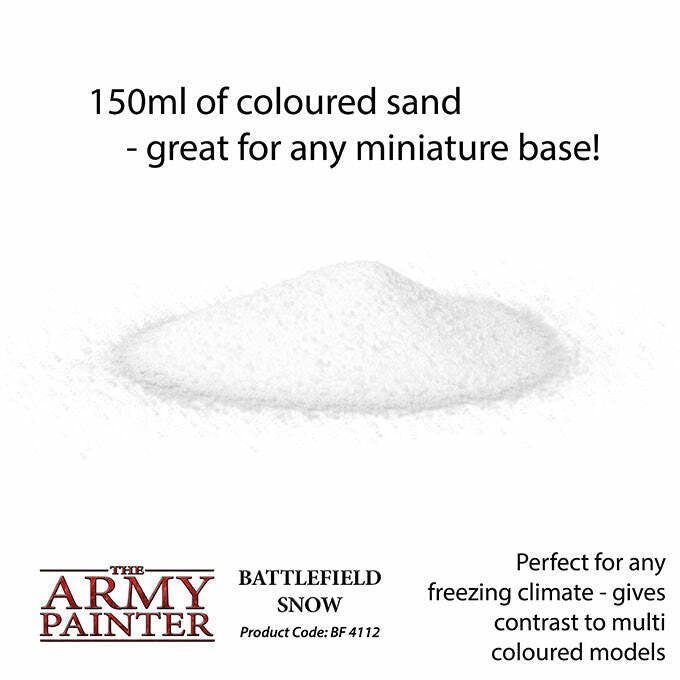 Army Painter Hobby Basing Battlefield Snow