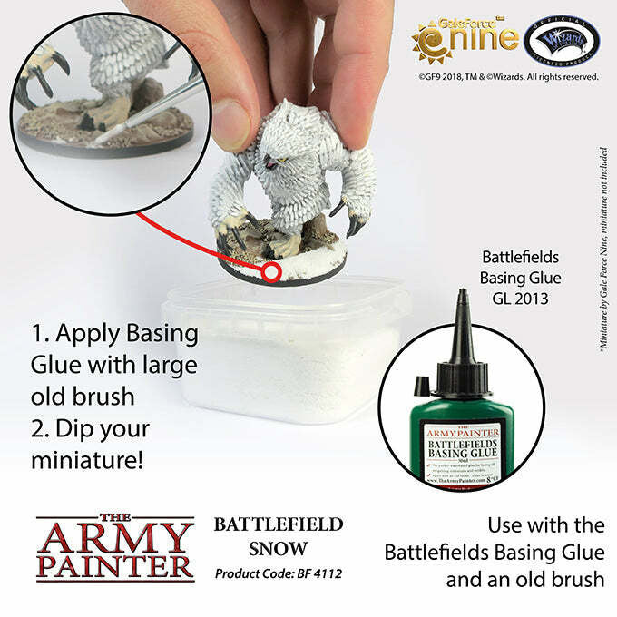 Army Painter Hobby Basing Battlefield Snow