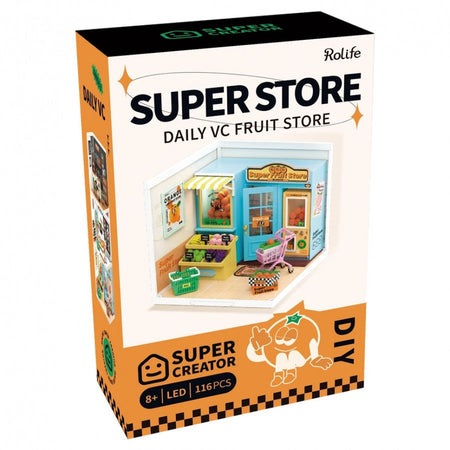 DIY Miniature House Kit: Daily VC Fruit Store