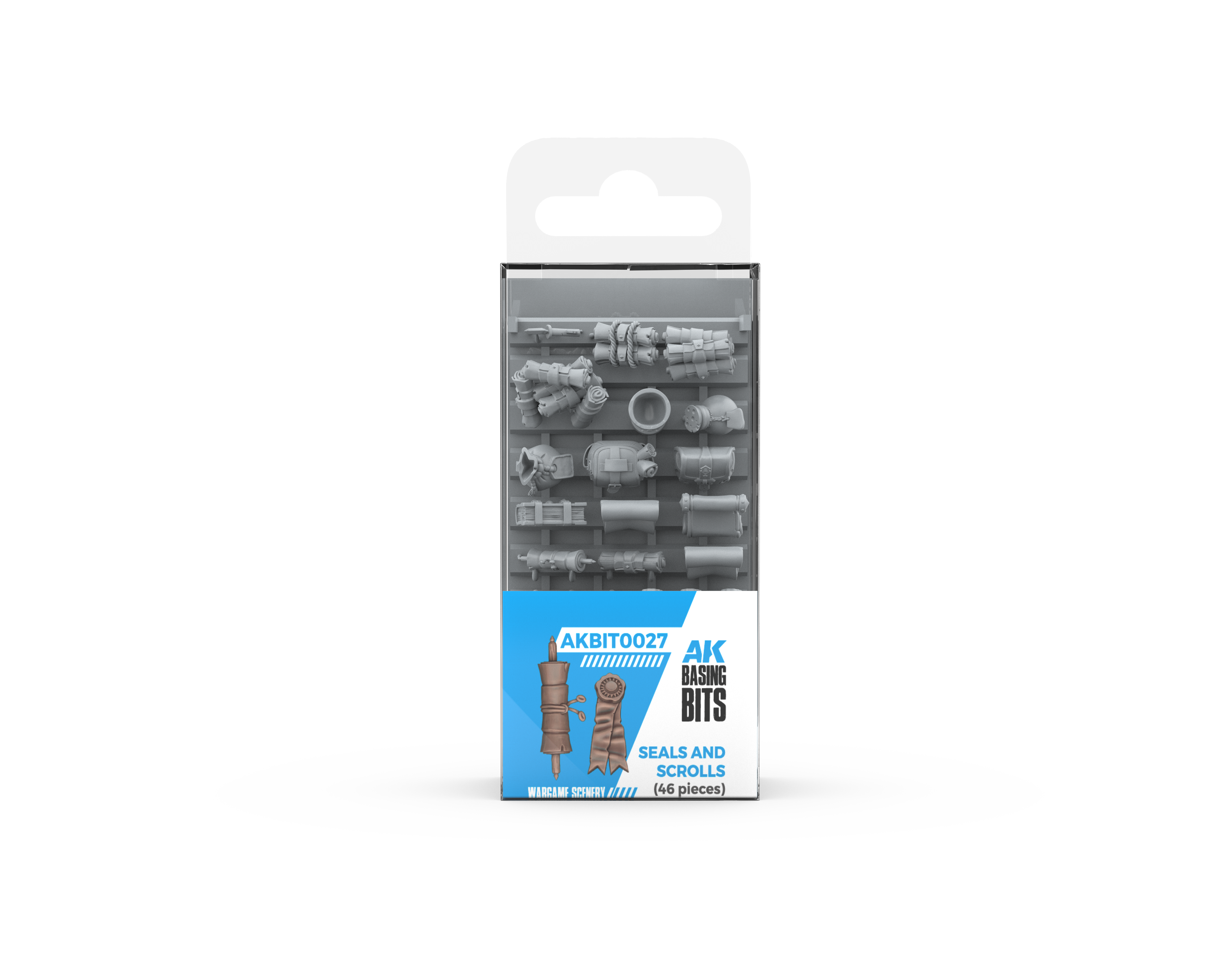 AK Interactive Basing Bits - Seals and Scrolls (46 Pieces) AKBIT0027