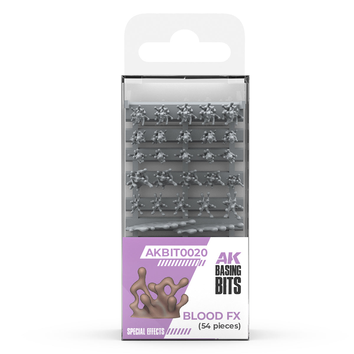 AK Interactive Basing Bits - Blood FX (54 Pieces) AKBIT0020