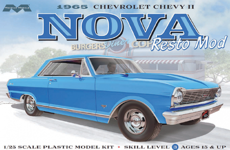 1/25 1965 Chevy II Nova Resto Mod Car 2323