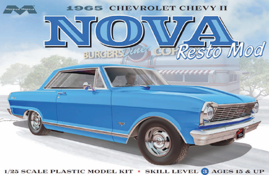 1/25 1965 Chevy II Nova Resto Mod Car 2323