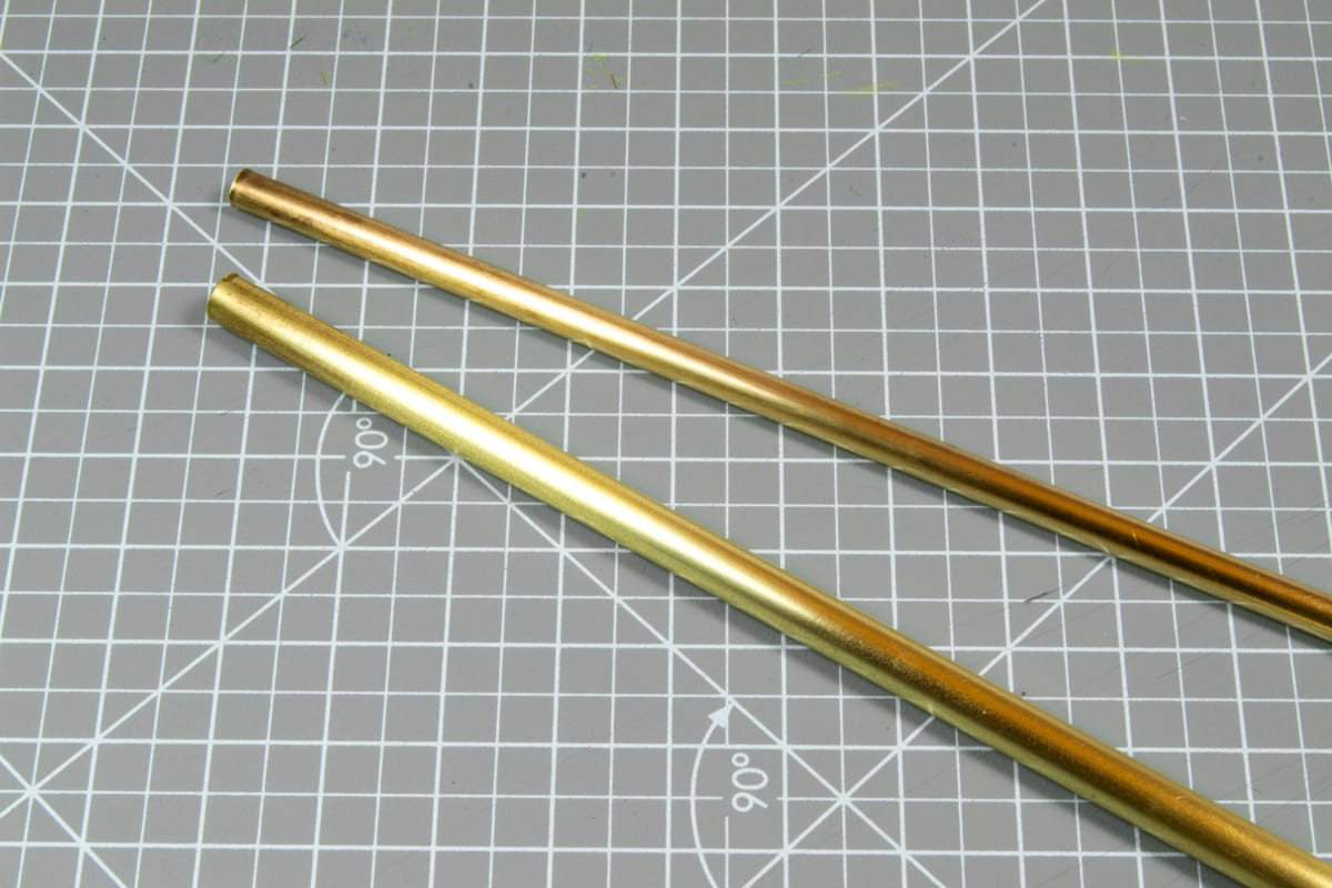 AK Interactive Brass Pipes 1.0mm (5 Pieces) AK9109 - detail view 2
