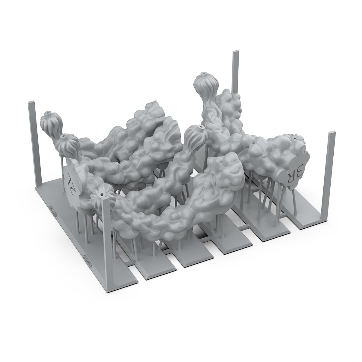 AK Interactive Basing Bits - Jump-Pack Trail FX (6 Pieces) AKBIT0016 - detail view 2