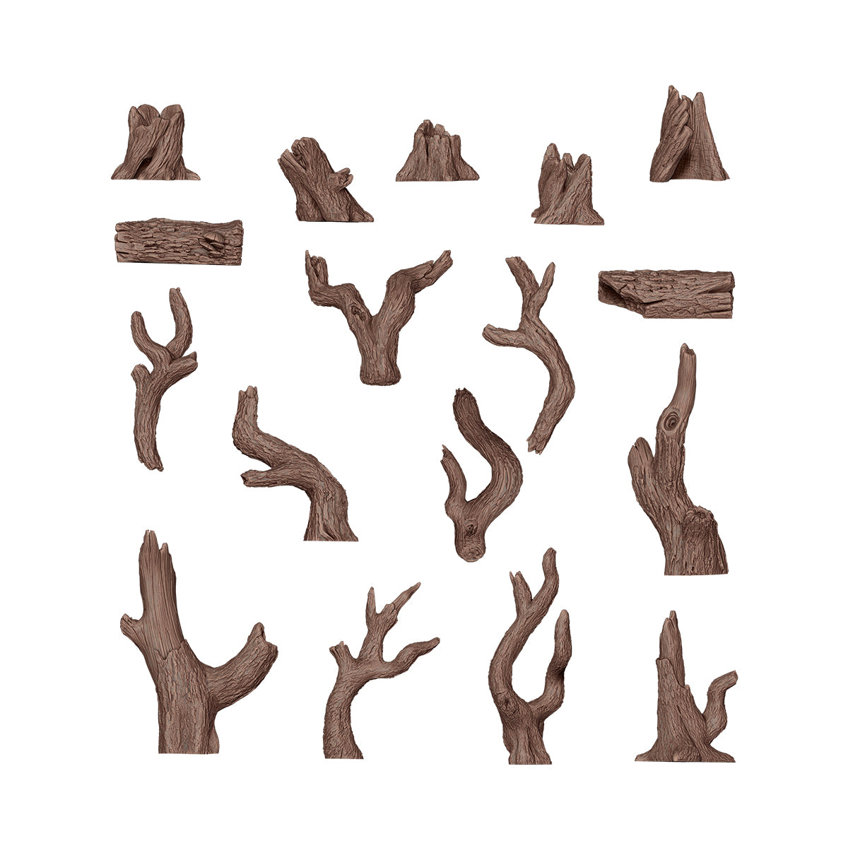 AK Interactive Basing Bits - Dead Trees (17 Pieces) AKBIT0006 - detail view 2
