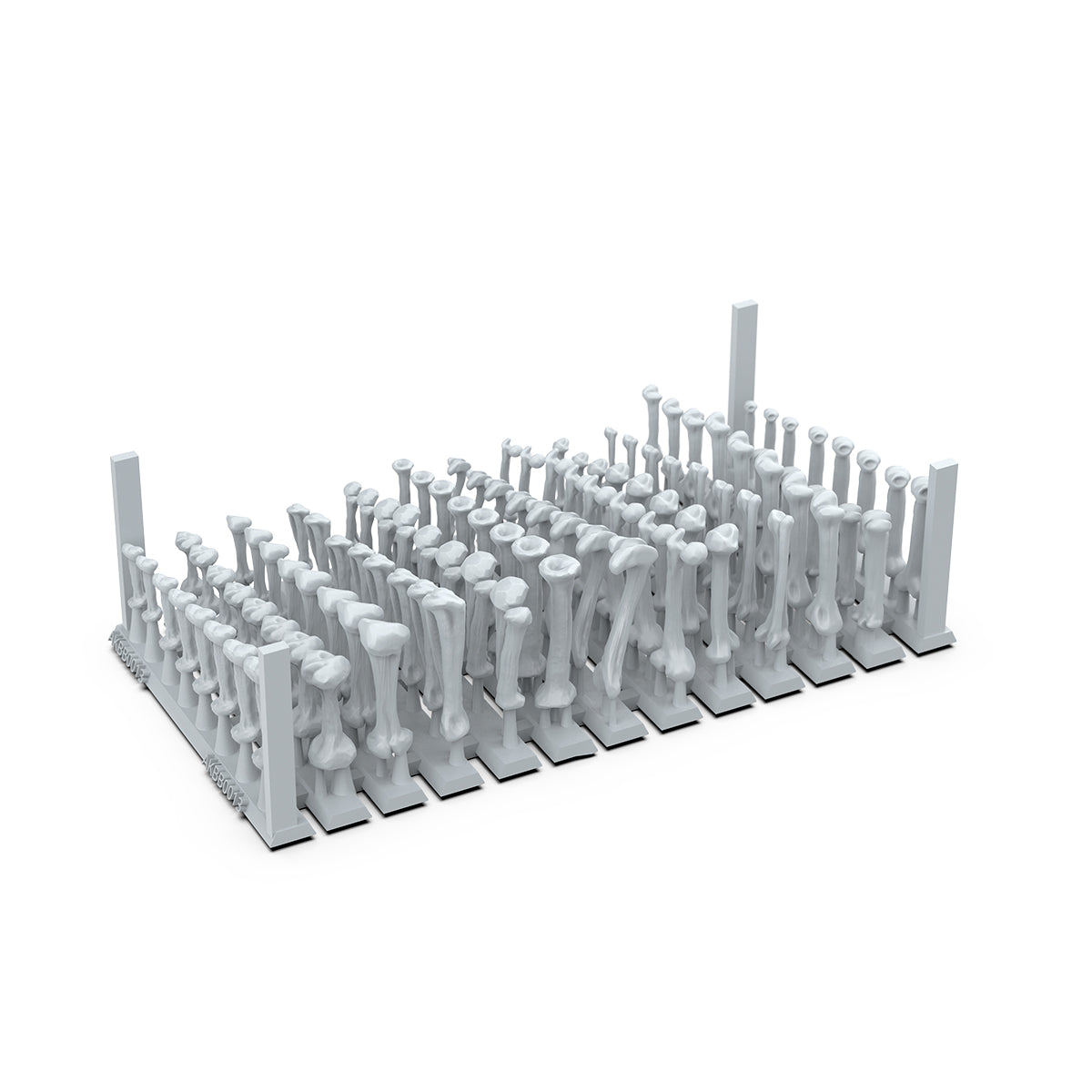 AK Interactive Basing Bits - Human Bones (120 Pieces) AKBIT0013 - detail view 2