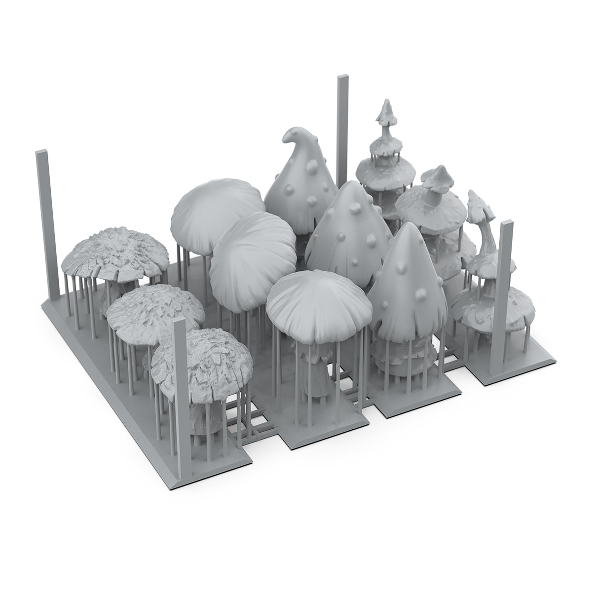 AK Interactive Basing Bits - Gigant Mushrooms (12 Pieces) AKBIT0022 - detail view 2