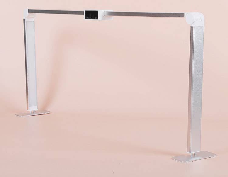 Foldable LED Square Table Lamp – Adjustable: Sliver