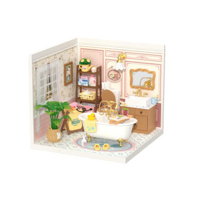 DIY Miniature House Kit: Pop Bubble Bathroom