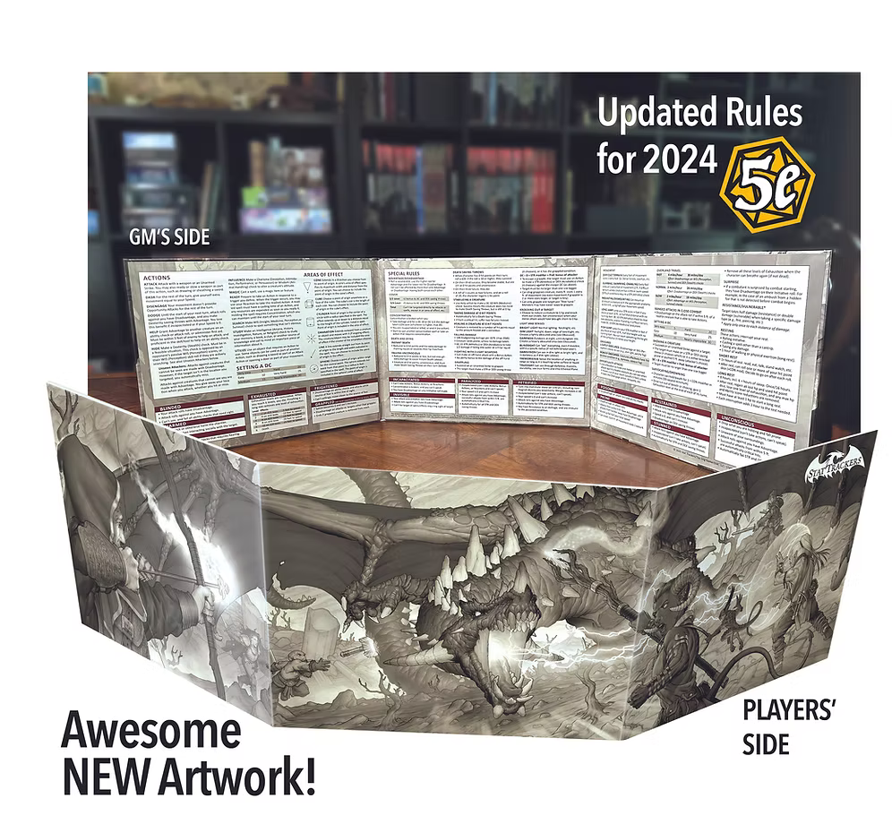 DM Screen for Version 2024 of 5e