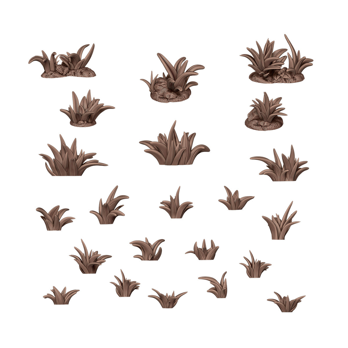 AK Interactive Basing Bits - Grass Tufts (22 Pieces) AKBIT0001 - detail view 3