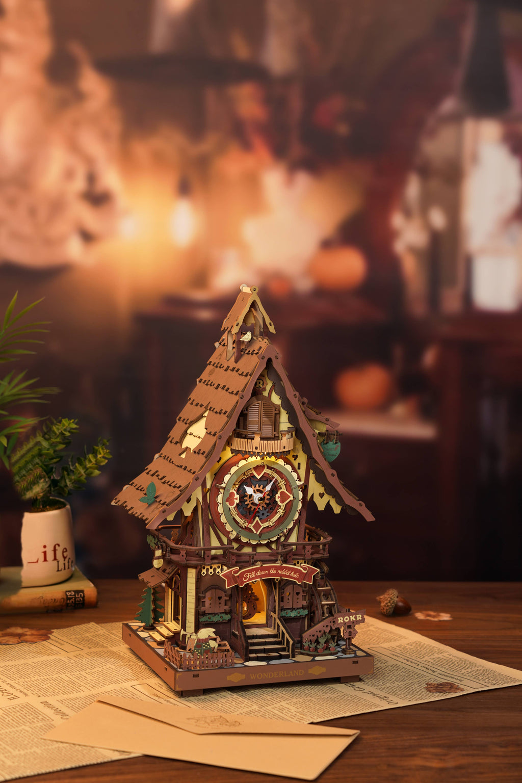DIY Wooden Puzzle: Cukoo Clock