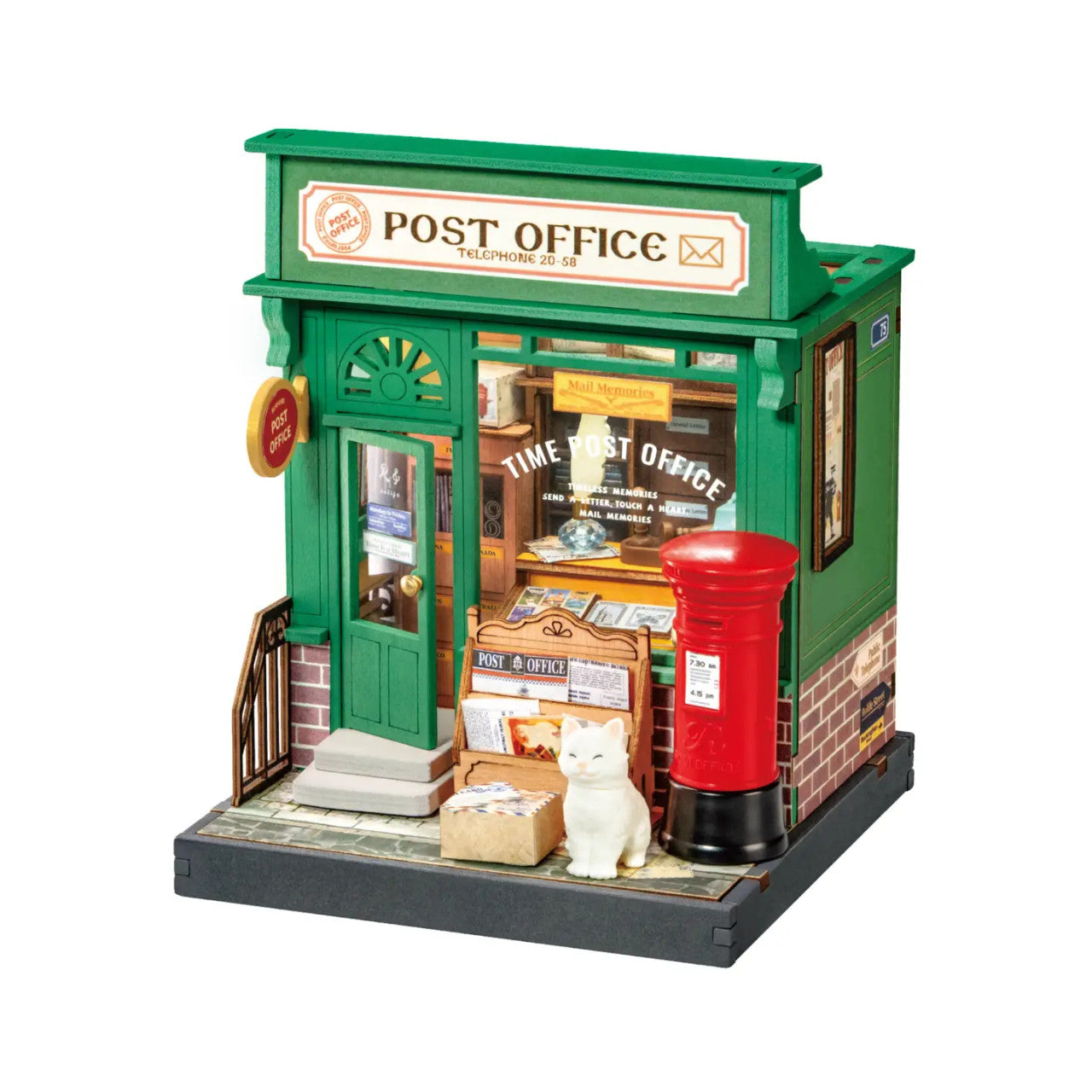 Diy Miniature House Kit: Century Post Office