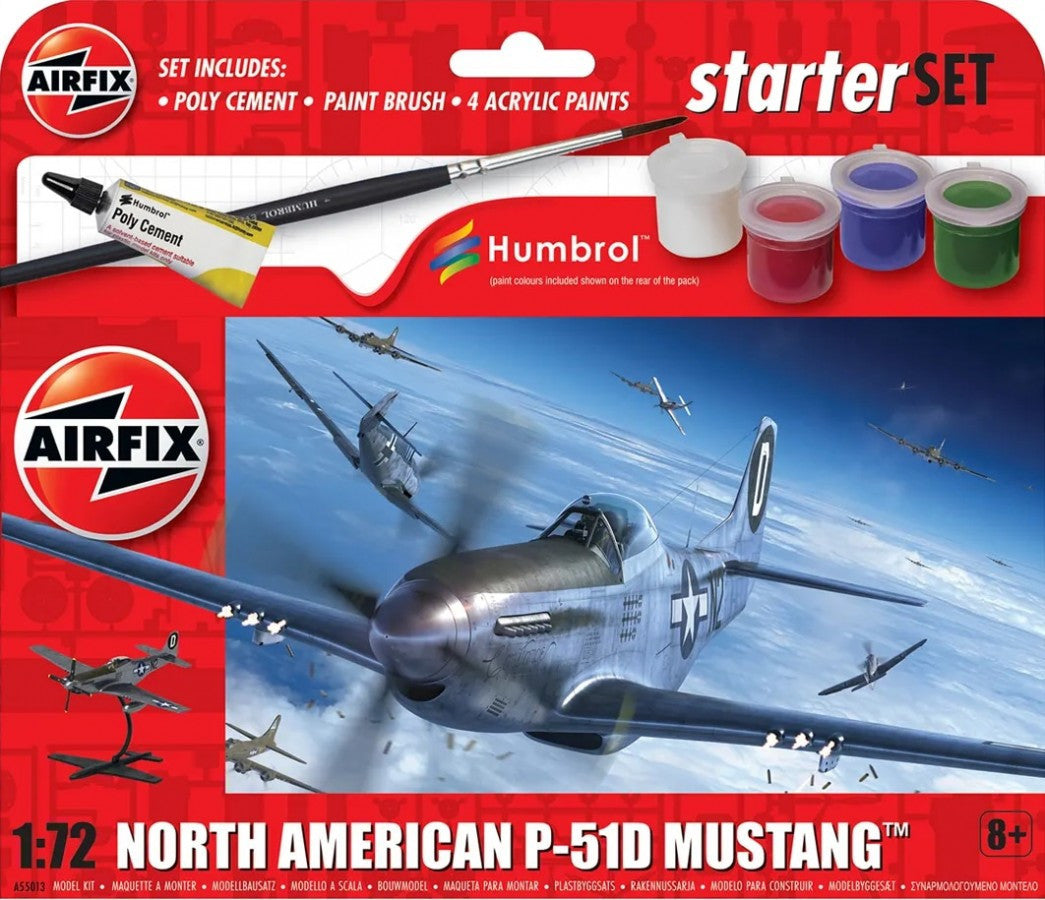 1/72 P-51D Mustang Starter Set 55013