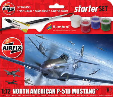 1/72 P-51D Mustang Starter Set 55013