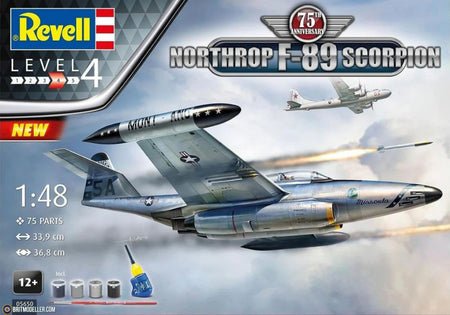 1/48 F-89 Scorpion 75th Anniversary w/Paint/Glue 5650