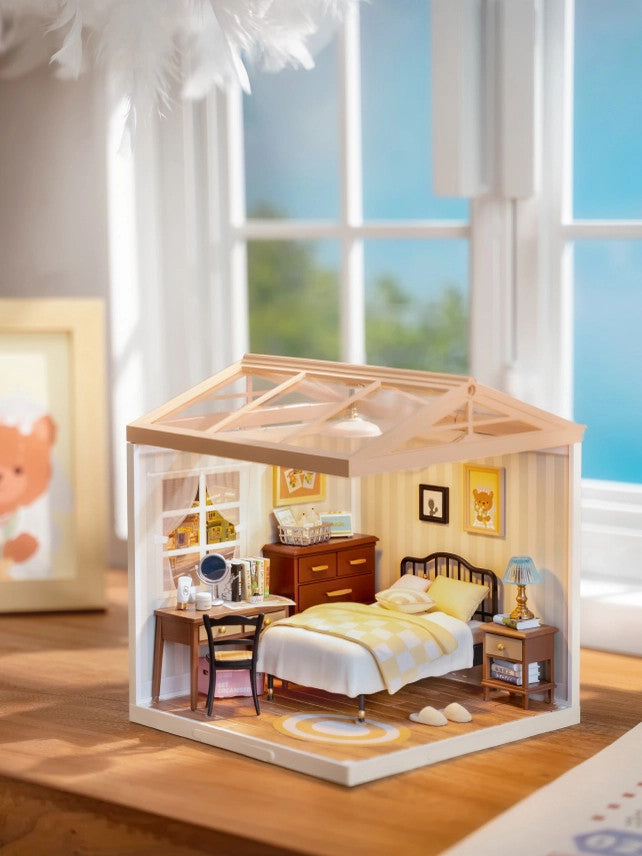 DIY Miniature House Kit: Sweet Dream Bedroom