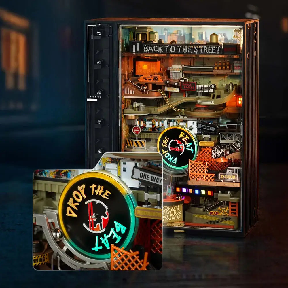 DIY Marble Run: Hip-Hop Street (Marble Auto Lift Module)