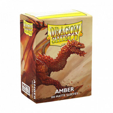 Dragon Shields: Standard- Matte Amber (100 ct.)
