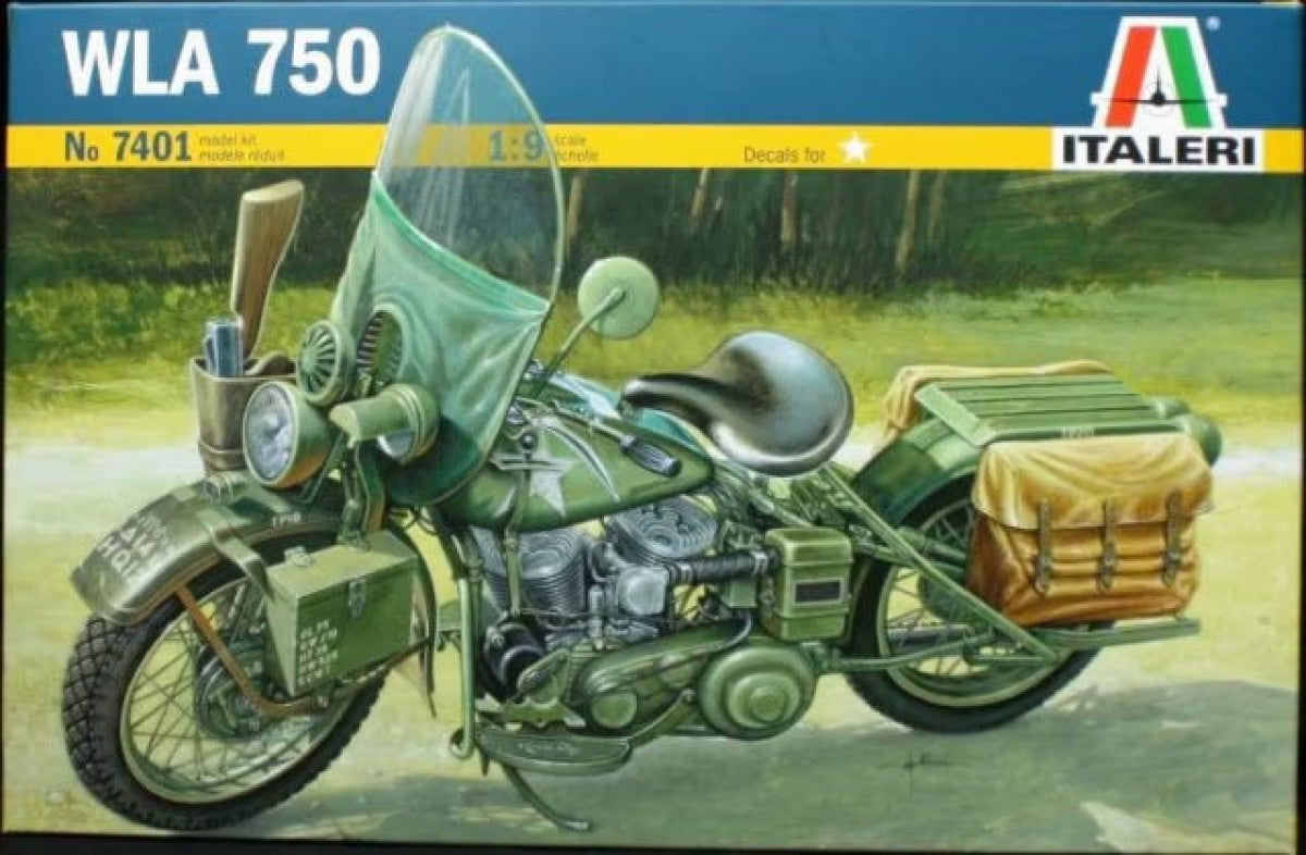 1/9 WLA 750 US Army Motorcycle 7401