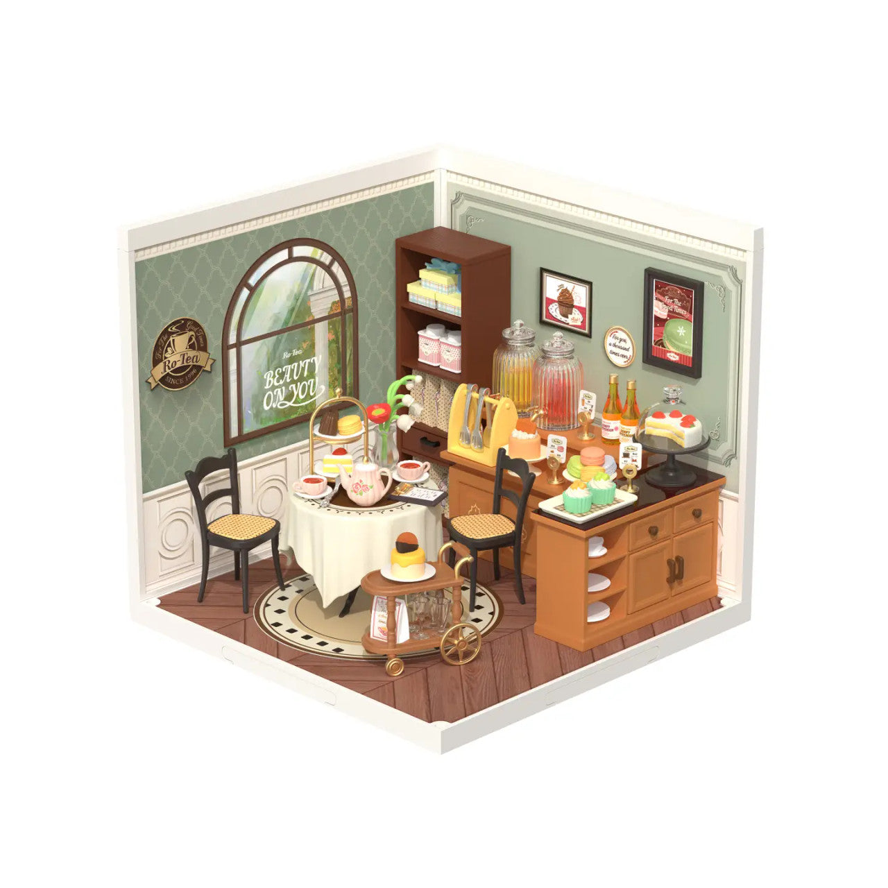 DIY Miniature House Kit: Sweet Sips Tea