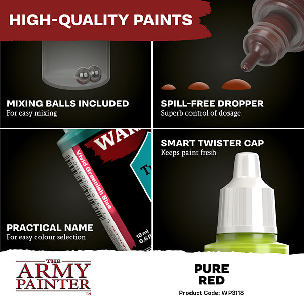 Warpaints Fanatic: Pure Red WP3118