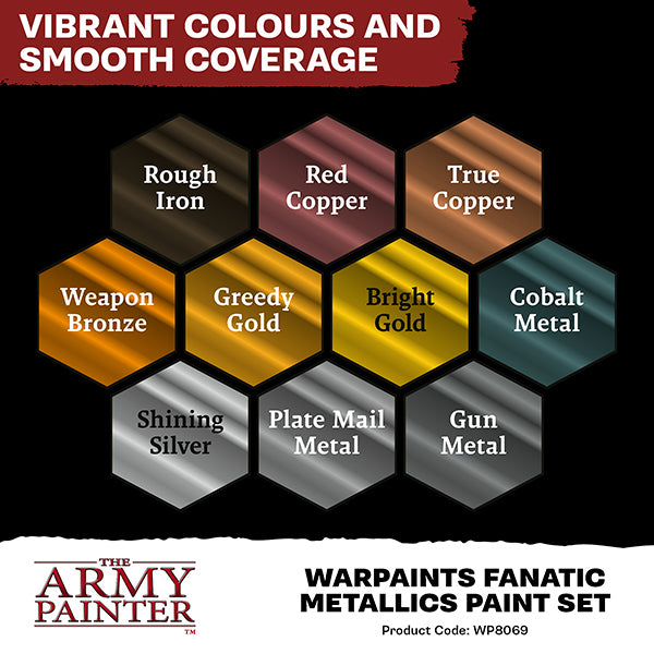 Warpaints Fanatic: Metallics Set WP8069