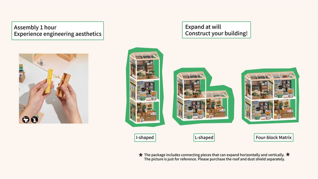 DIY Miniature House Kit: Daily VC Fruit Store