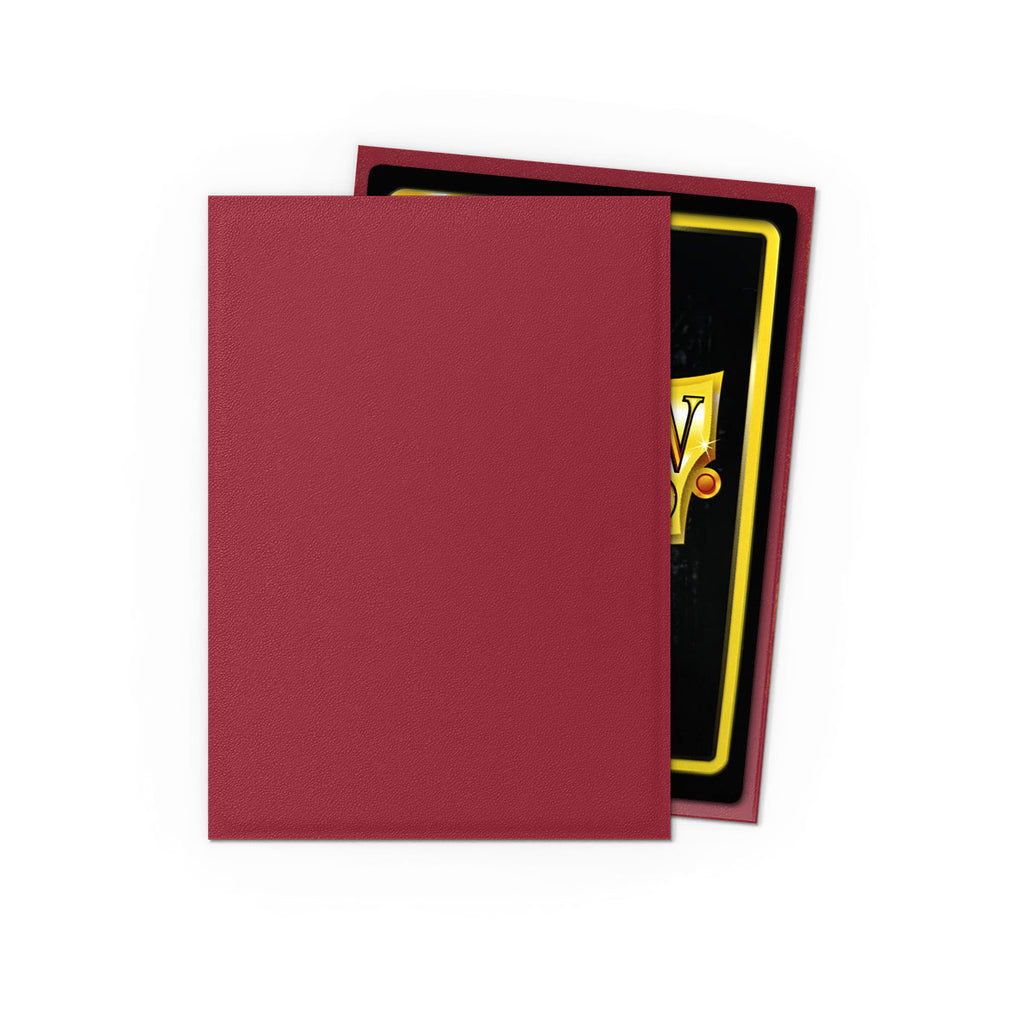 Dragon Shields: Standard- Matte Non-Glare Blood Red (100 ct.)