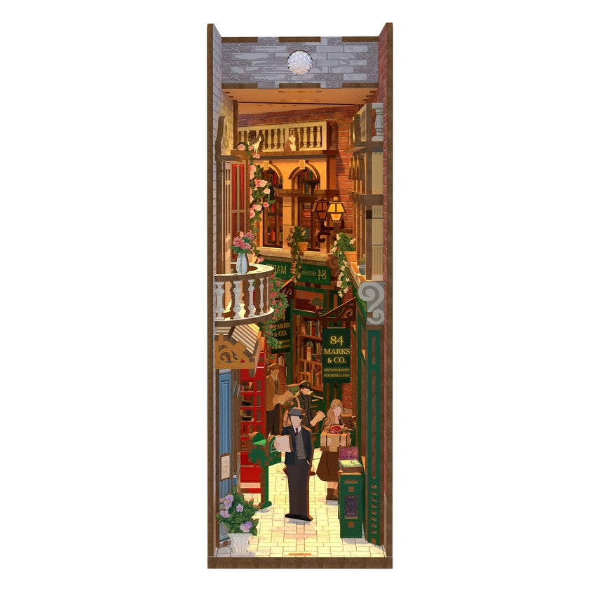 DIY Miniature House Book Nook Kit: 84 Charing Cross Road