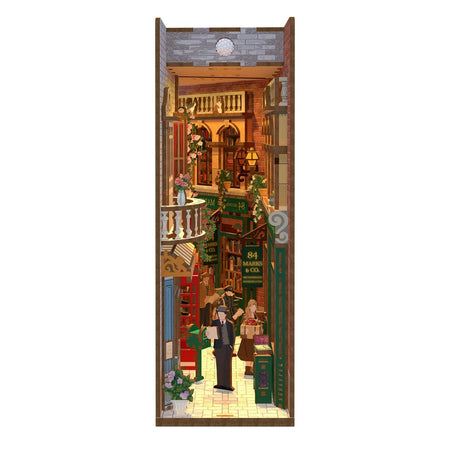 DIY Miniature House Book Nook Kit: 84 Charing Cross Road