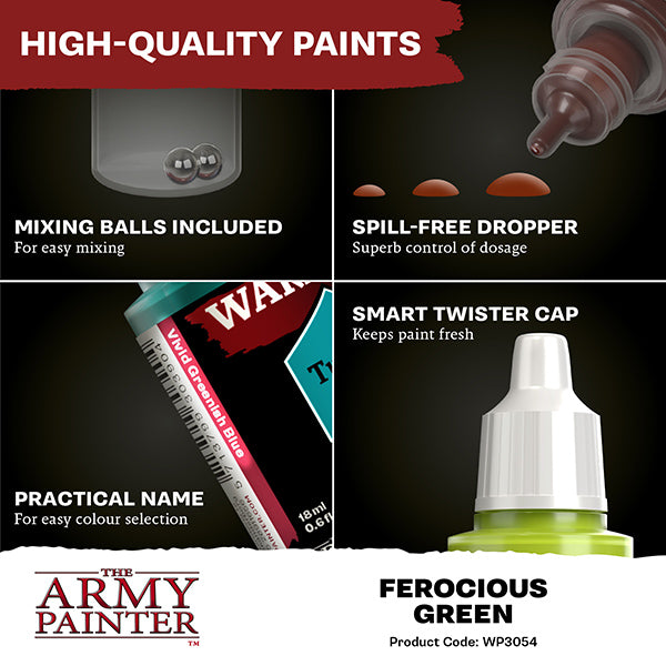 Warpaints Fanatic: Ferocious Green WP3054