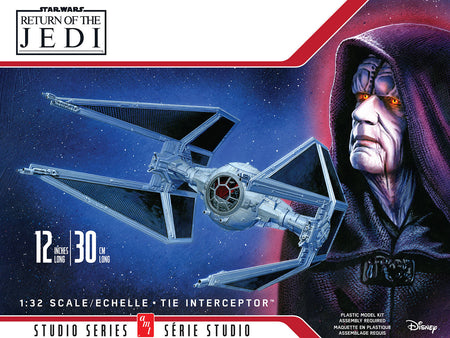AMT1539 Star Wars Return of the Jedi TIE Interceptor 1/32 scale model kit box