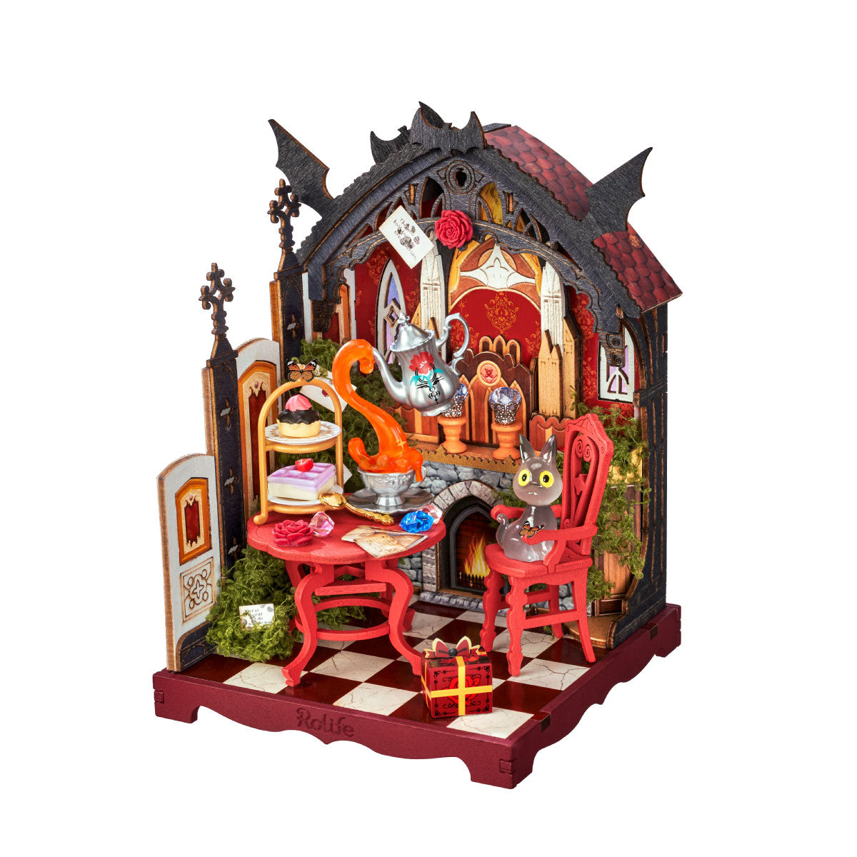 Rolife Rosa Salon DIY Miniature House DS055