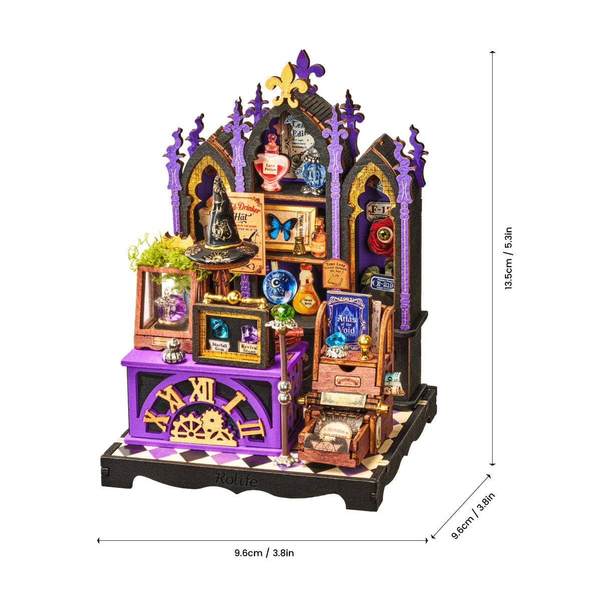 Rolife Curio Corner dimensions DS056