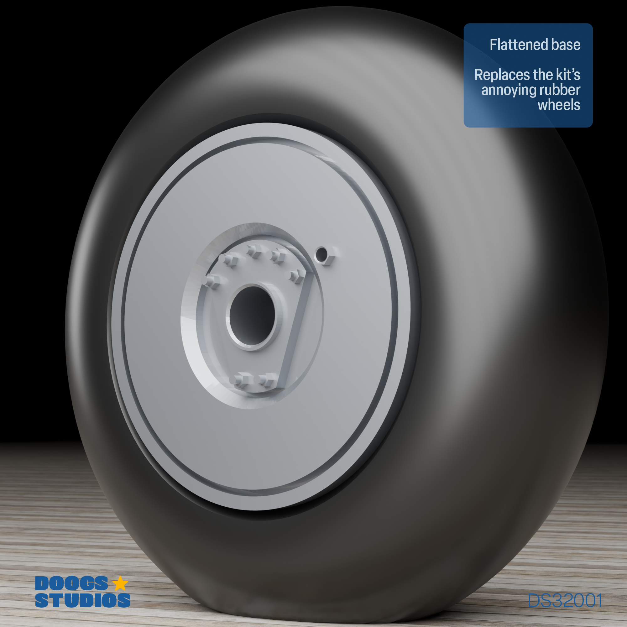 1/32 TBD Devastator Wheels For Trumpeter Kit 132001