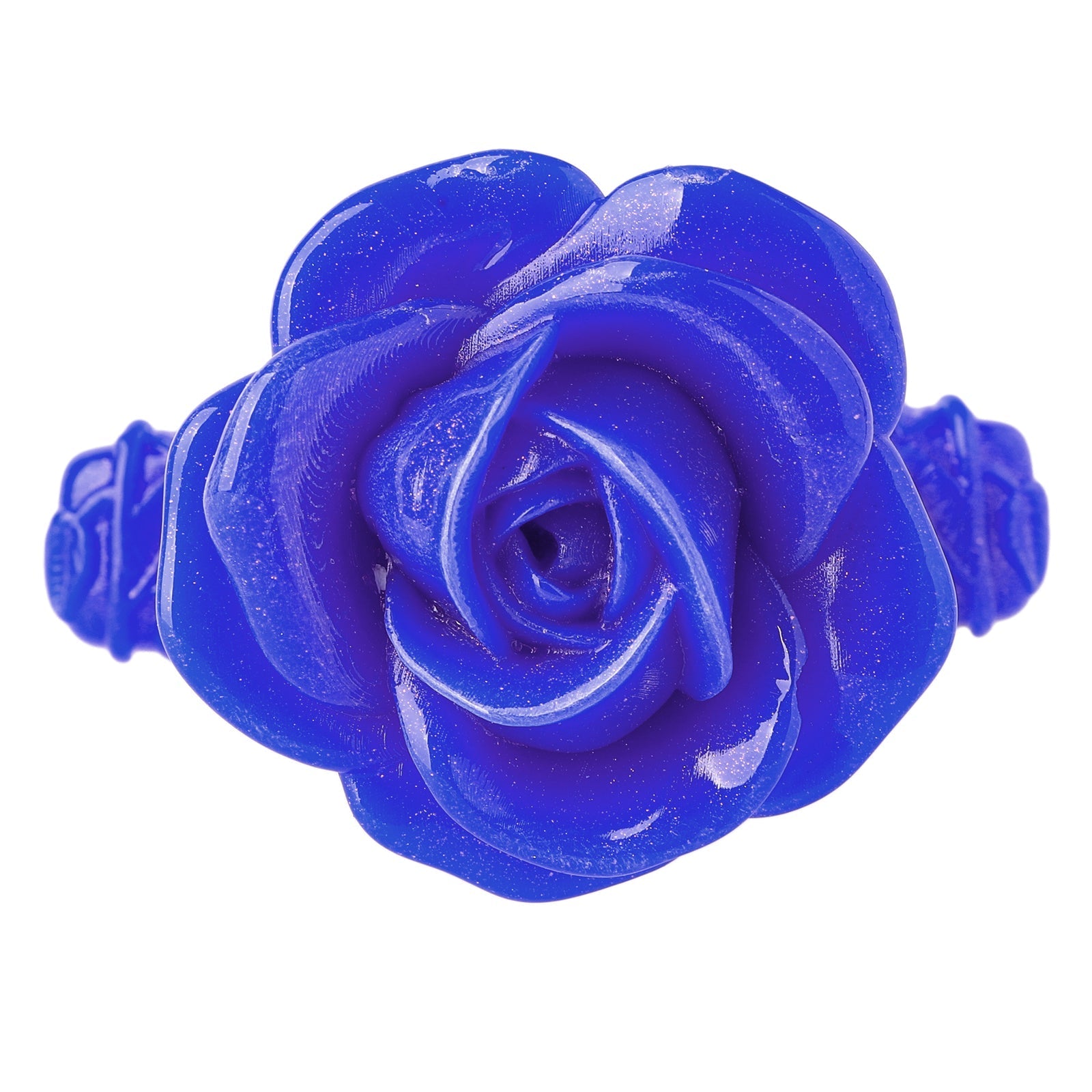 HYMGHO Rose Dagger Resin Dice Case Blue image 2