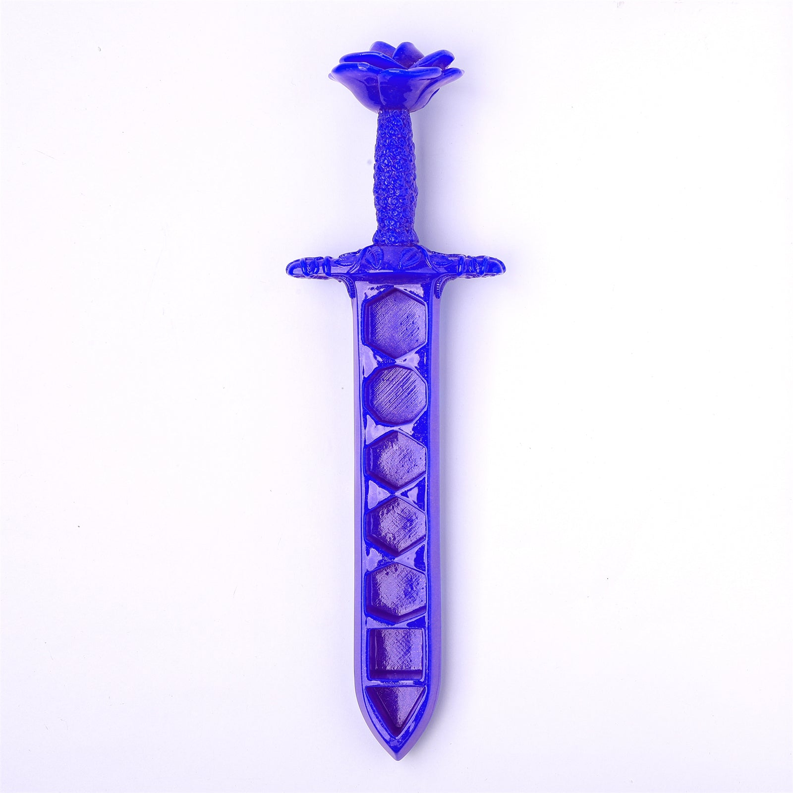 HYMGHO Rose Dagger Resin Dice Case Blue image 3